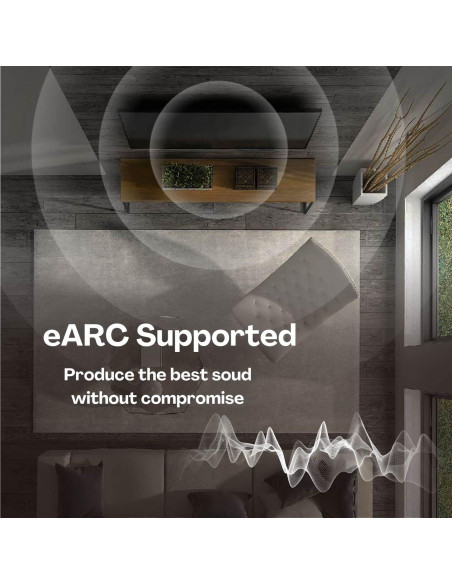 Cable HDMI TNP 4K Ángulo Derecho 0.91m Alta Velocidad 18Gbps