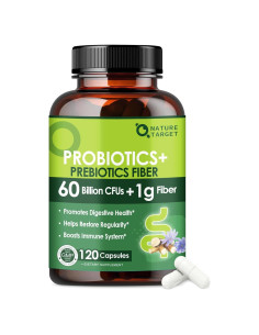 Suplemento de Fibra Prebiótica Nature Target 120 Cápsulas