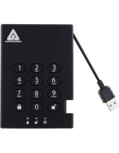 Disco Duro Externo Apricorn Aegis Padlock 500GB USB 3.0 2