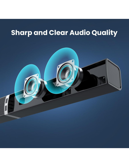 Barra de Sonido MZEIBO 80W Bluetooth para TV Inteligente Barra de Sonido MZEIBO 80W Bluetooth para TV Inteligente