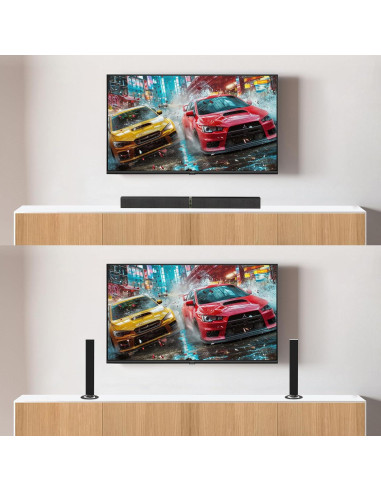Barra de Sonido MZEIBO 80W Bluetooth para TV Inteligente