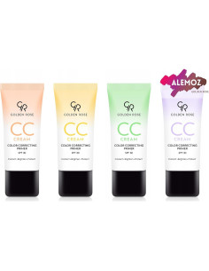 Crema CC Correctora de Color Golden Rose Verde 40g 2