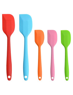 Juego de Espátulas de Silicona Hokisei 21 y 28 cm Resistentes al Calor