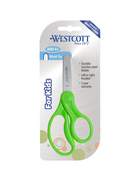 Tijeras para Niños Westcott 15969 Verde Neón 12.7 cm