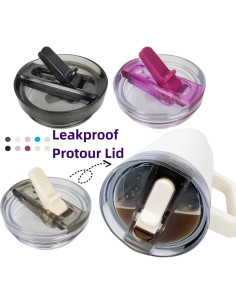 Tapa de Popote Flip GL-Auking 30oz ProTour a Prueba de Fugas 2