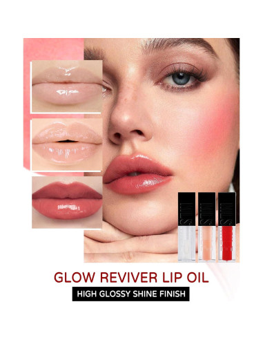 Set de Aceite Labial Revitalizante Caedelfly 3 Colores