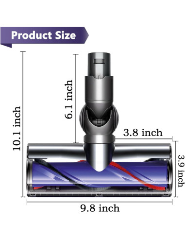 Cabezal de Motor V6 Coodss para Aspiradoras Dyson - 50W