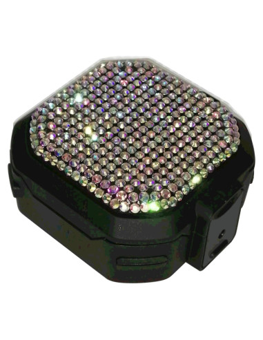 Funda Brillante Teazgopx para Samsung Galaxy Buds con Llavero