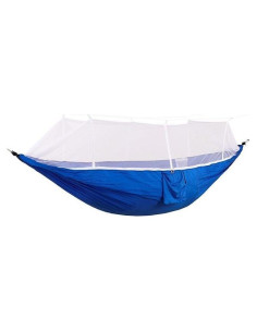 Hamaca Plegable Sellvia con Red Antimosquitos Azul 140x260cm