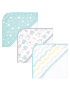 Toallas con Capucha de Algodón Terry Luvable Friends Elefante