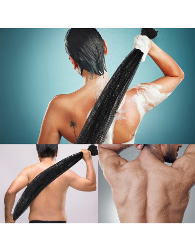 Esponja Exfoliante de Nylon Africana GEMSANVA - 80x30cm