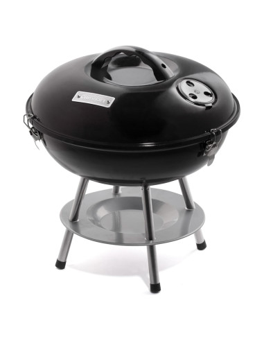 Parrilla de Carbón Portátil Cuisinart 14" Negra - BBQ Compacta