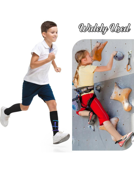 4 Pares de Calcetines de Compresión para Niños 15-20 mmHg