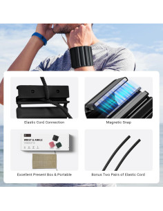 Pesas de Muñeca y Tobillo Li Fitness Ajustables 0.45 kg Set de 2 2