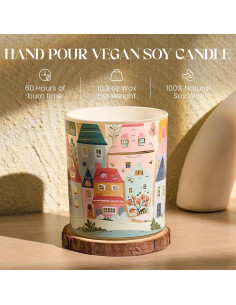 Vela Aromática M&SENSE CharmArch Sándalo y Menta 289g 2