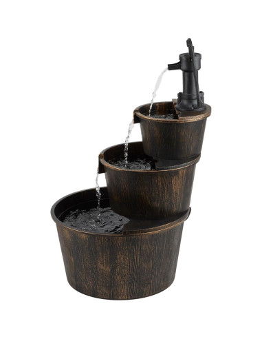 Fuente de Agua de Barril Alpine TEC234BR 101.6 cm Rústica