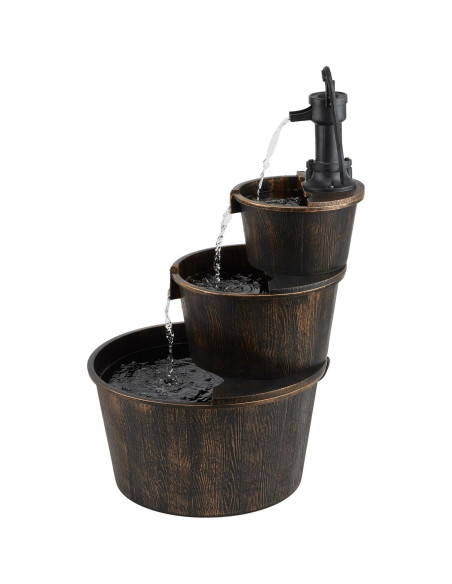 Fuente de Agua de Barril Alpine TEC234BR 101.6 cm Rústica