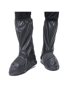 Cubierta de Zapato Impermeable VXAR 3XL Negro para Lluvia