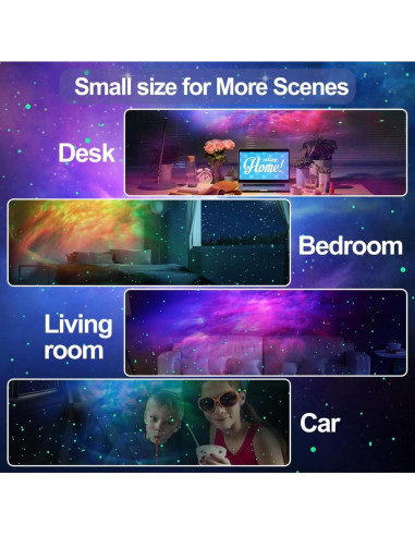 Proyector de Estrellas Galáctico AE con Control Remoto 20cm