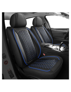 Funda de Asientos MIROZO Universal 5 Piezas Negro y Azul