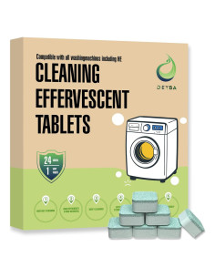 Tabletas Limpiadoras DEYBA para Lavadora - 24 Unidades Ecológicas
