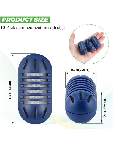 Cartucho de Desmineralización Techecook UHE-HDC4 - 10 Piezas