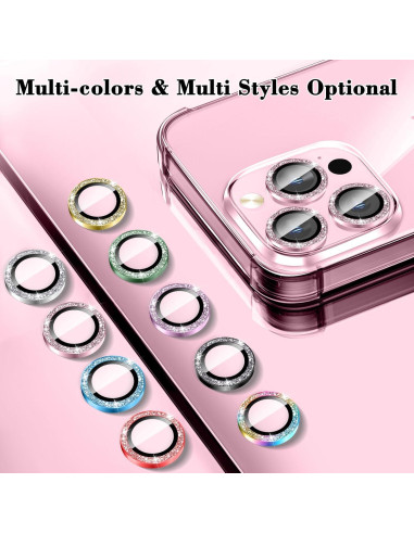 Protector de Lente de Cámara Kucheed para iPhone 11 Pro Max Rosa