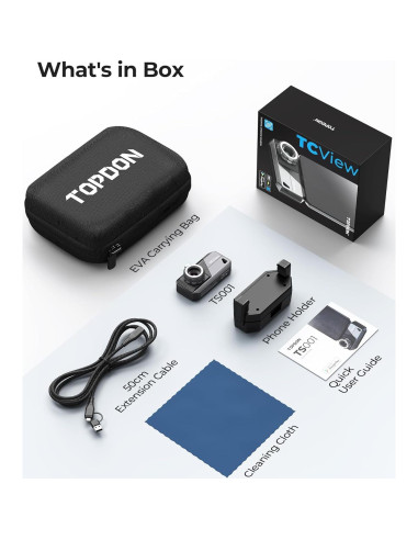 Cámara Térmica TOPDON TS001 256x192 para Android, 9mm
