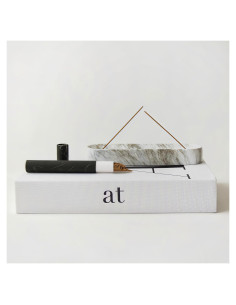 Soporte de Incienso de Concreto Liandxy 18 cm Gris