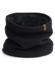 Calentador de Cuello FURTALK Unisex Negro Doble Capa Térmico
