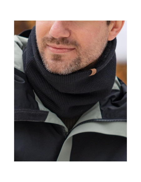 Calentador de Cuello FURTALK Unisex Negro Doble Capa Térmico