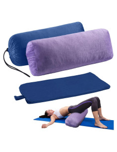 Almohada de Yoga MABOZOO Rectangular Lavable con Funda Extra