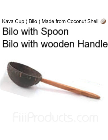 Taza de Kava Auténtica Genérica - Concha de Coco 10 cm