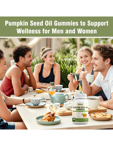 Gomitas de Aceite de Semilla de Calabaza Elysx 60 Ct Veganas