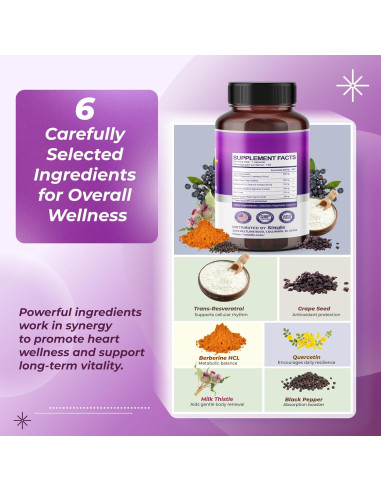 Suplemento Antienvejecimiento Sotalix Resveratrol 150 Cápsulas