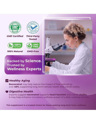 Suplemento Antienvejecimiento Sotalix Resveratrol 150 Cápsulas