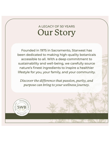 Polvo de raíz de Echinacea Purpurea Orgánica Starwest 113 g