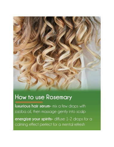 Aceite Esencial de Romero GreenHealth 236 ml - 100% Puro