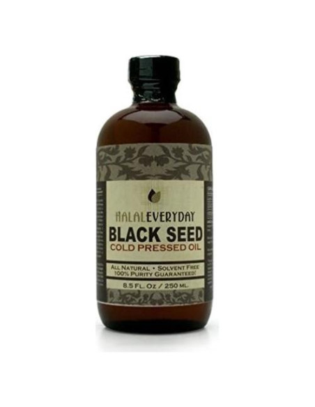 Aceite de Semilla Negra Puro HalalEveryday 236 ml Prensado en Frío