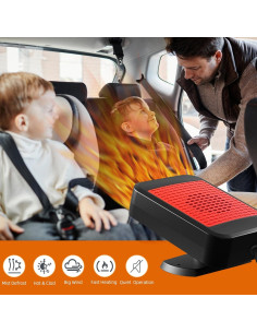 Calentador de coche Xximuim 12V 200W 2 en 1 calefacción/refrigeración 2