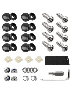 Kits de Tornillos Antirrobo Weico M6 para Placas de Matrícula