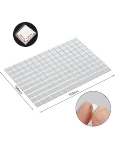 7500 Azulejos de Espejo Autoadhesivos 10x10mm Auto-plaza 2