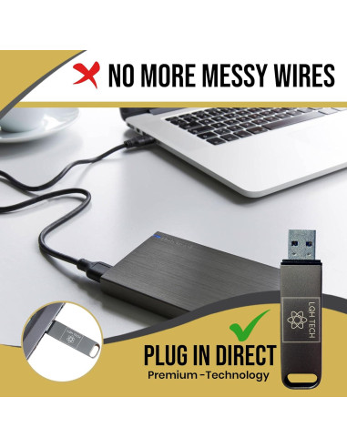 SSD Portátil 512 GB LQH TECH Edición PRO USB 3.1 Alta Velocidad