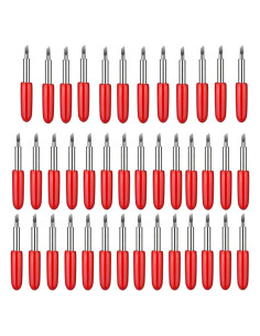 Cuchillas de Reemplazo Elefama 40PCS para Cricut 45 Grados