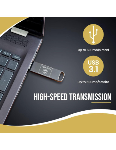 SSD Portátil 512 GB LQH TECH Edición PRO USB 3.1 Alta Velocidad