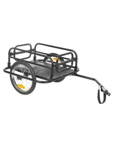 Remolque de Bicicleta Plegable M-Wave 39.9 kg Negro
