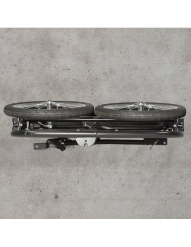 Remolque de Bicicleta Plegable M-Wave 39.9 kg Negro