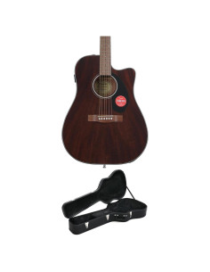 Guitarra Acústica-Eléctrica Fender CD-60SCE Caoba Dreadnought