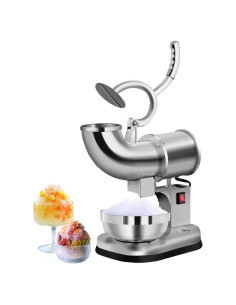 Máquina de Raspado de Hielo ALDKitchen ALD-X10 200 kg/h Acero Inoxidable