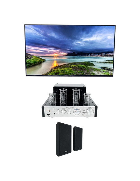 Amplificador de Válvulas Rockville BluTube 70W + Altavoces RockSlim